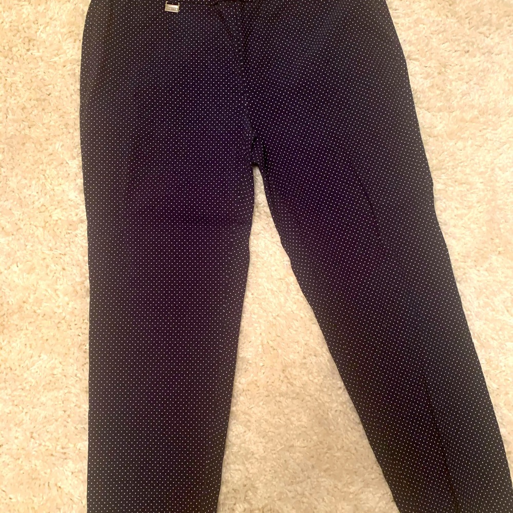 Premise Women’s plus size 1x blue polka dot capris